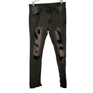 Kayden K Destroyed Jeans Black sz 32